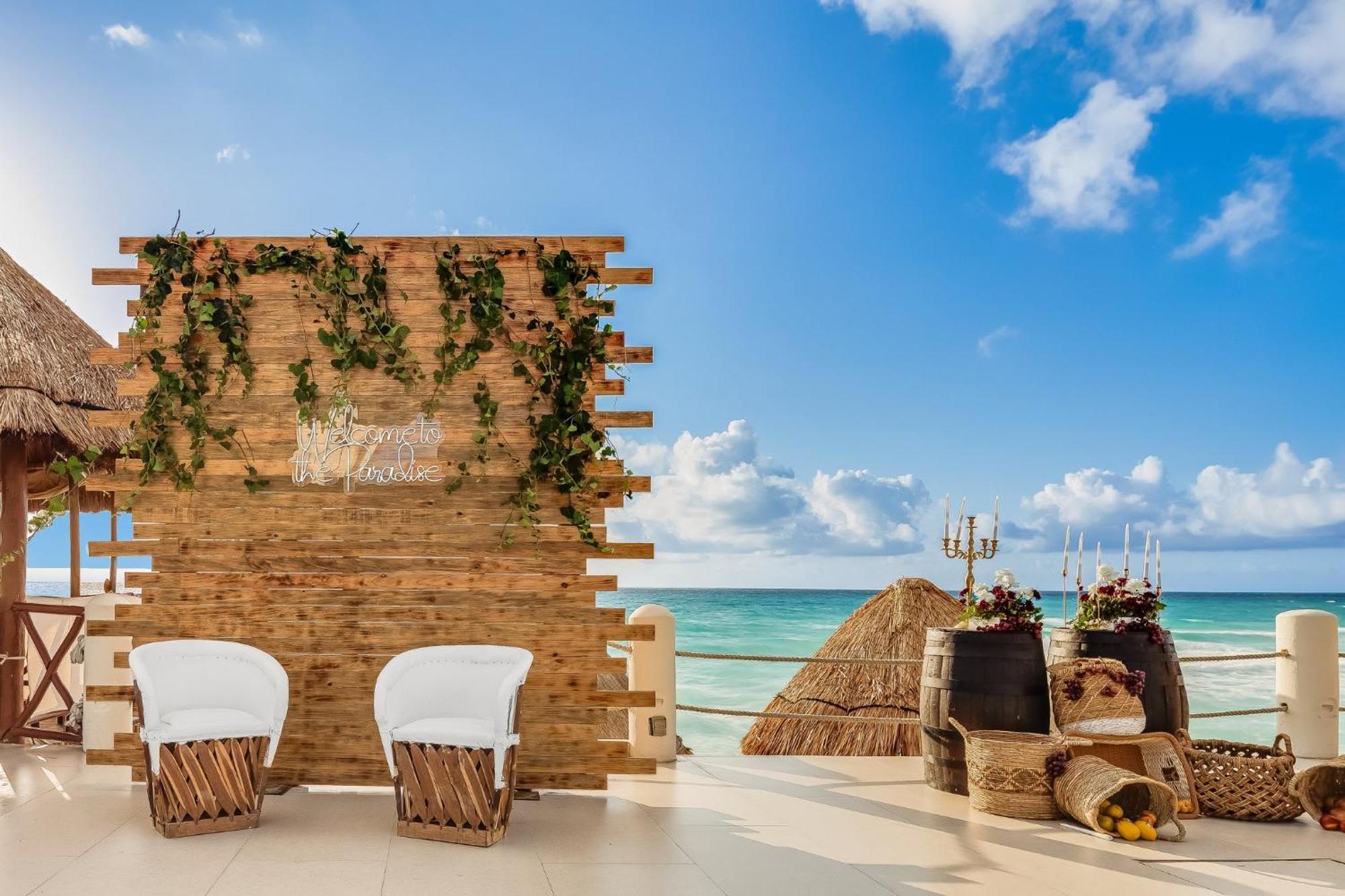 Fiesta Americana Condesa Cancun - Все включено Экстерьер фото View from the rooftop